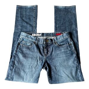 X2 Mid Rise Curvy Straight Leg Jeans Size 6